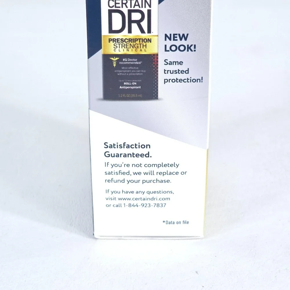 2 Pk Certain Dri Clinical Strength Roll On Antiperspirant 1.2oz‎ Hyperhidrosis